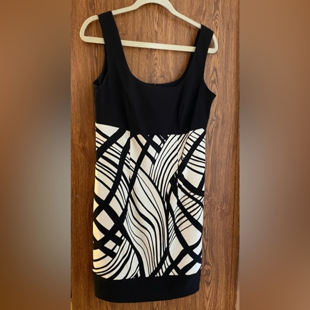 AGB black‎ and white dress